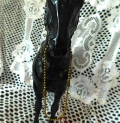 black horse front
